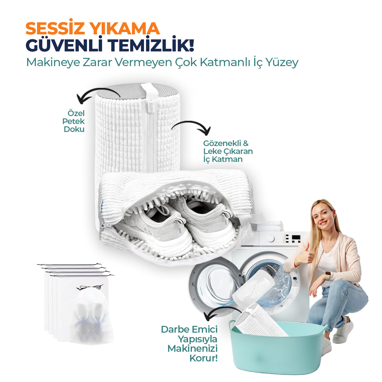 Evinde.co - Ayakkabı Yıkama Filesi